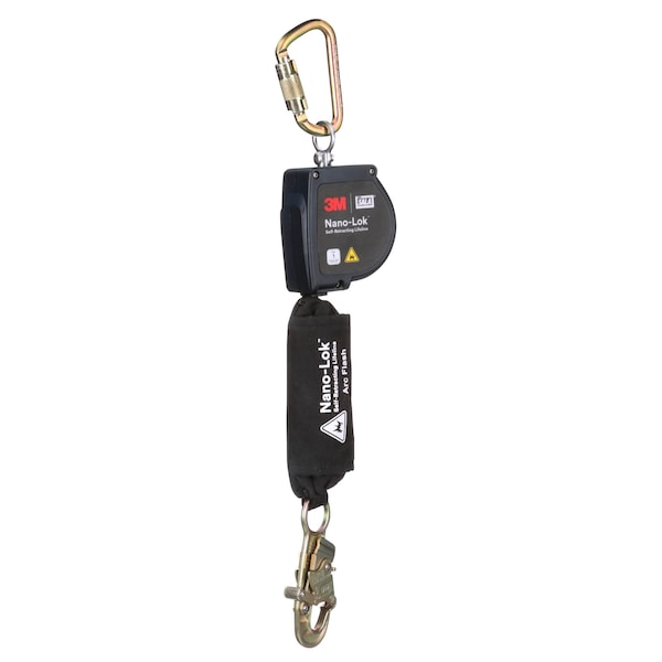 3M Dbi-Sala DBI-SALA Self-Retracting Lifeline, 8 ft. Length, Snap Hook, Steel, 1 Leg(s), 420 lb Weight Capacity 3100580 - main