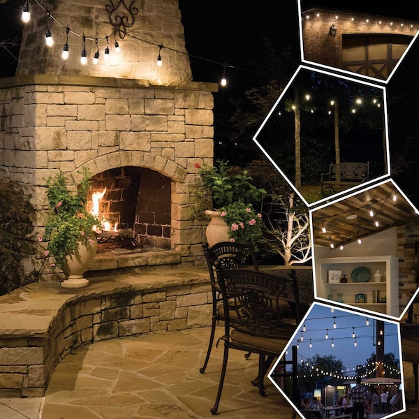 その他 bright. Enbrighten VIBE WiFi Vintage Color-Changing LED Cafe Lights