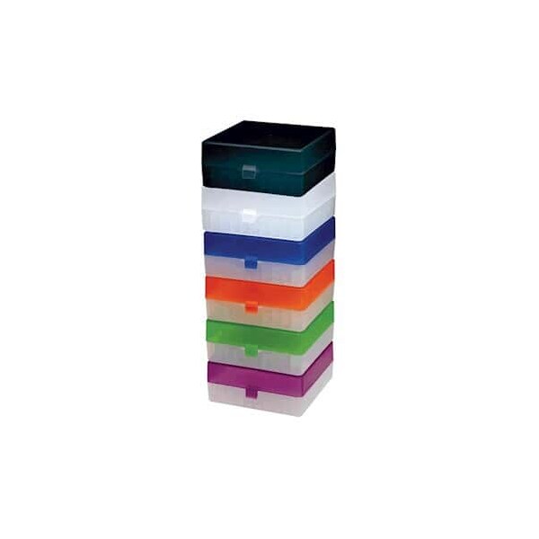 Cole Parmer PP Mictrotube Storage Box, 100-Plac, PK 5 06755-21 - main