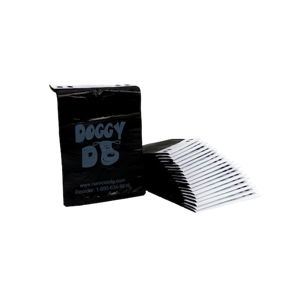 Namco Manufacturing Doggy Do Bags On Hanger, 20 Hangers, 100 Bags Per Hanger 2124B - main