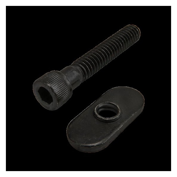 80/20 1/4"-20 Socket Head Cap Screw, Black Zinc Plated Steel, 1-1/2 in Length 3308 - main