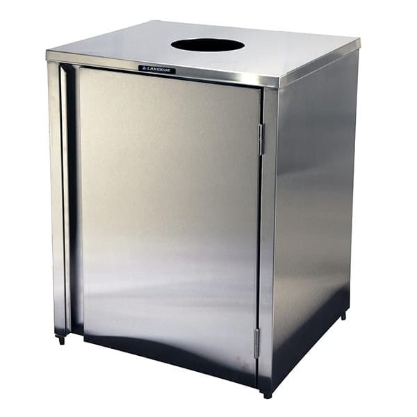 Lakeside 35 gal Recycling Bin, Stainless Steel 3310 - main