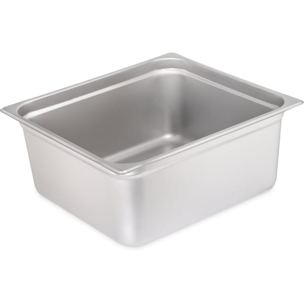 Carlisle Foodservice Lt Ga. SS Steam Table Pan, 2/3, 6", PK6 607236 - main