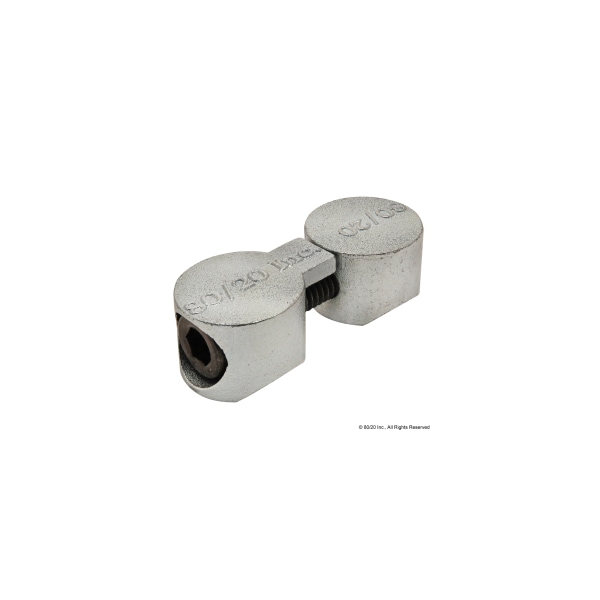 80/20 ButtFastener, Zinc, Bright, 13/32in, 9/16in 3369 - main