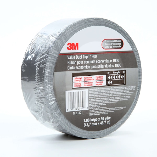 3M VlueDctTp1900Slvr, 1.88nx50yd5.8m, PK24 1900 - main