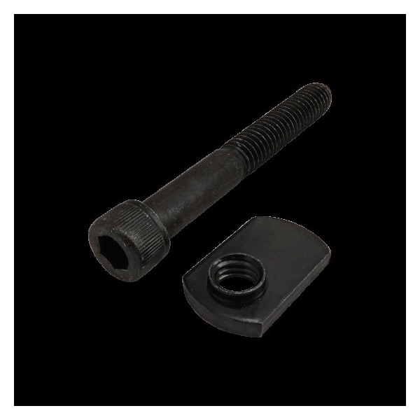 80/20 5/16"-18 Socket Head Cap Screw, Black Zinc Plated Steel, 2-1/4 in Length 3427 - main