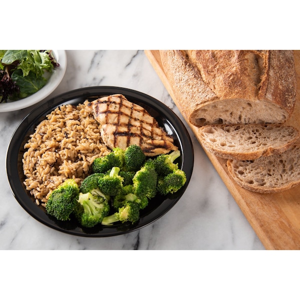 Carlisle Foodservice Melamine Dinner Plate, 10", Blk, PK48 KL11603 - main