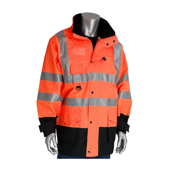 Pip Class 3 All Season 7 In 1 Coat, 3M Tape, Size: M 343-1756-OR/M