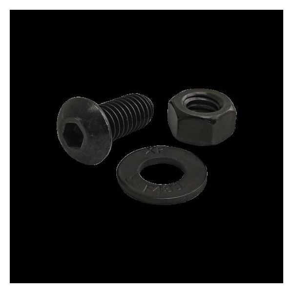 80/20 5/16"-18 Socket Head Cap Screw, Button, Black Zinc Plated Steel, 3/4 in Length 3442 - main