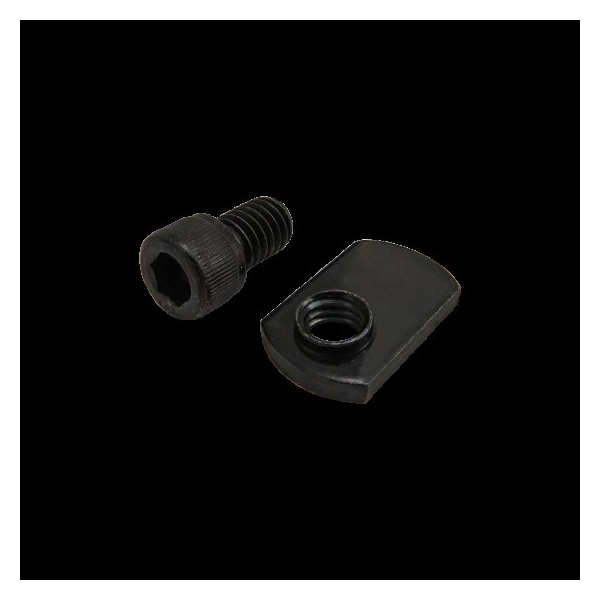 80/20 5/16"-18 Socket Head Cap Screw, Black Zinc Plated Steel, 1/2 in Length 3450 - main