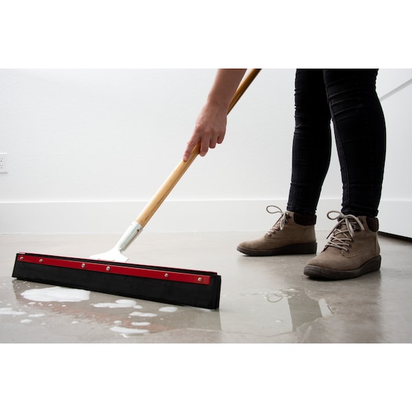 Carlisle Dbl Foam Neoprene Floor Squeegee, 24", PK6 4008200 Zoro