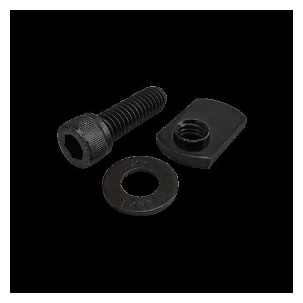 80/20 5/16"-18 Socket Head Cap Screw, Black Zinc Plated Steel, 1 in Length 3470 - main