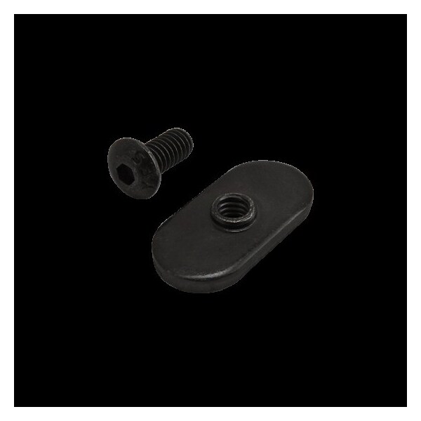 80/20 #8-32 Socket Head Cap Screw, Button, Black Zinc Plated Steel, 3/8 in Length 3483 - main