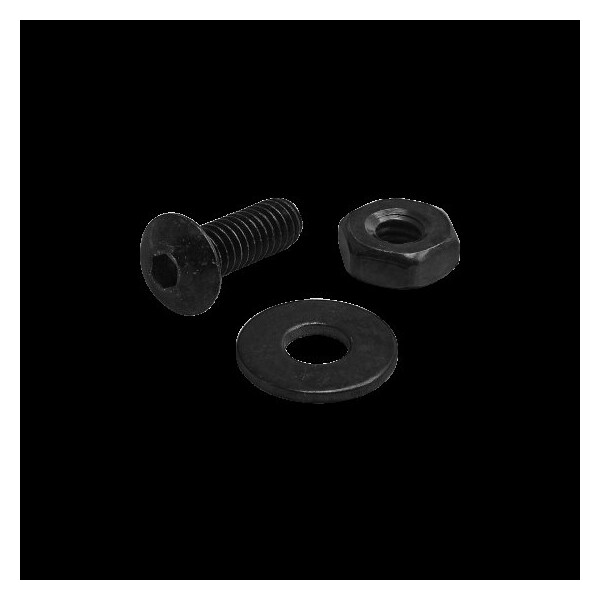 80/20 #8-32 Socket Head Cap Screw, Button, Black Zinc Plated Steel, 1/2 in Length 3489 - main
