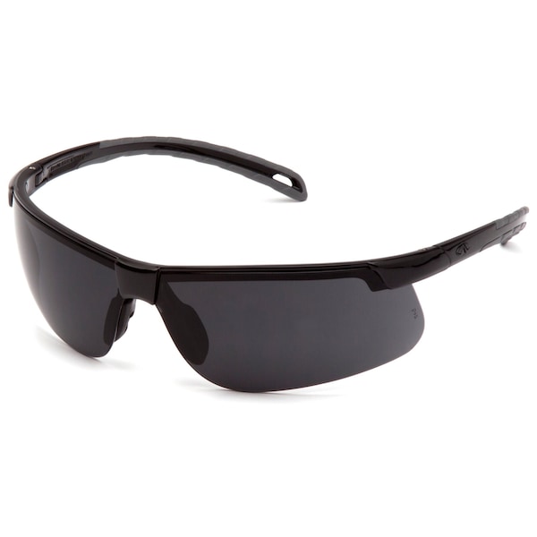 Pyramex Ever-Lite(R), Safety Glasses, Anti-Fog & Anti-Scratch, Dark Gray Lens, Black Frame, Half-Frame SB8623DT - main