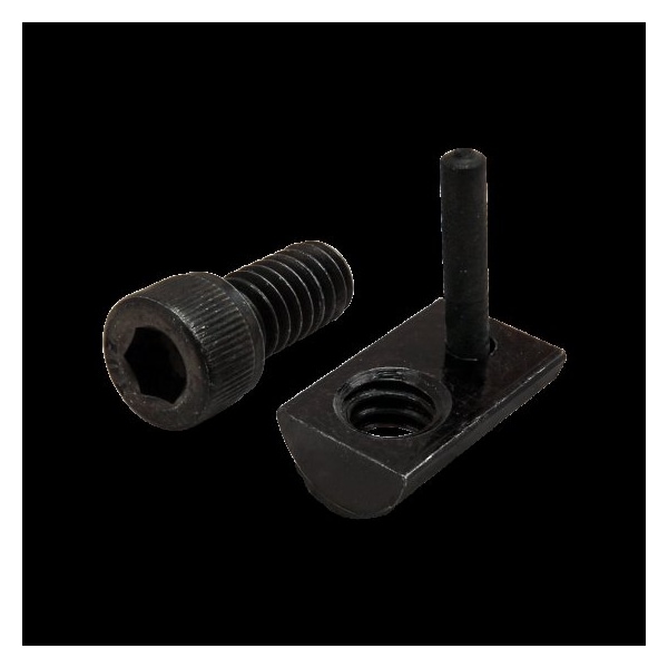 80/20 1/4"-20 Socket Head Cap Screw, Black Zinc Plated Steel, 1/2 in Length 3492 - main