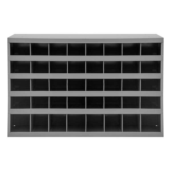 Durham 350-95 Cold Rolled Gray Steel 72 Opening Bin, 33-3/4