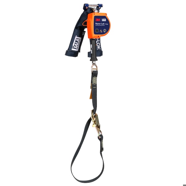 3M DBI-SALA Nano-Lok Self-Retracting Lifeline, 50 in Length, Snap Hook, Steel, 1 Leg(s) 3500297 - main