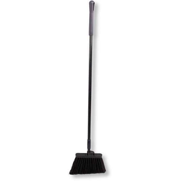Carlisle Foodservice Angle Broom Flagged Bristle, 56", Blk, PK12 41082EC03 - main