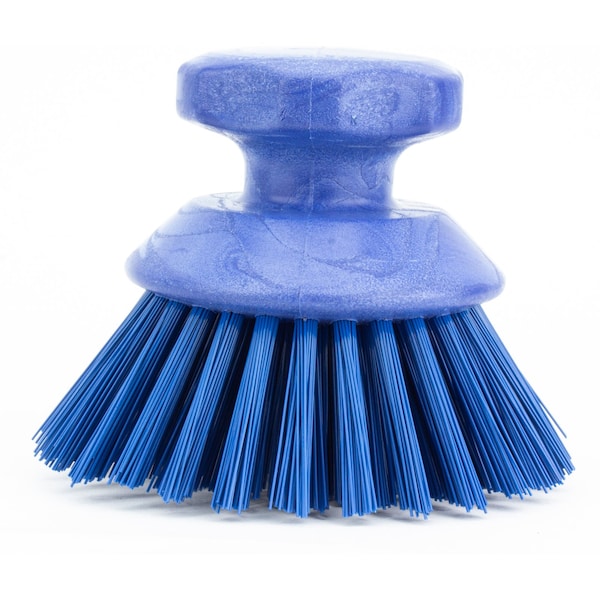 Sparta 5 in W Round Scrub Brush, Blue, Polypropylene 42395EC14 - main