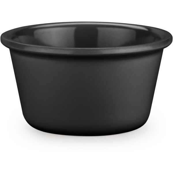 Carlisle Foodservice Melamine Smooth Ramekin, 4 oz, Black S28303 - main