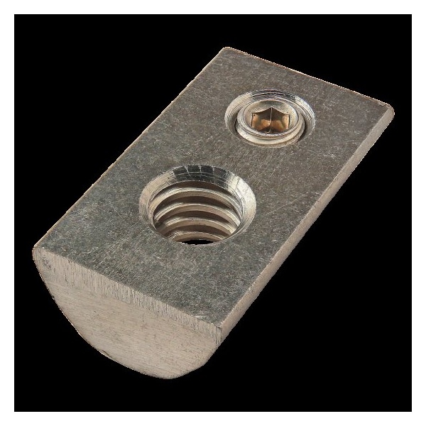 15 Series 1/4-20 Roll in T-Nut with Set Screw 3605 15 Pack 80/20 Inc 15 Series 1/4-20 Roll in T-Nut with Set Screw 3605 15 Pack 80/20 Inc
