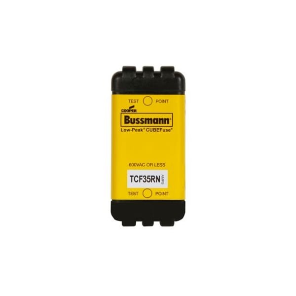 Eaton Bussmann Glass Fuse, TCF Series, Time-Delay, 3A, 600V AC, Non-Indicating, 100kA at 300V DC, 300kA at 600V AC TCF3RN - main