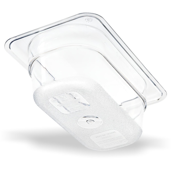 Carlisle Foodservice Food Pan PC, 2.5", DP, 1/9, Clr, PK6 3068607 - main