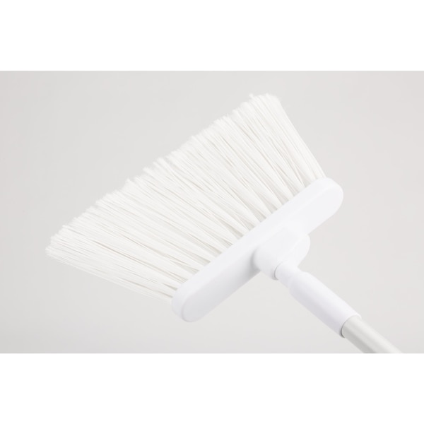 Carlisle Foodservice Angle Broom Flagged Bristle, 56", Wht, PK12 41082EC02 - main