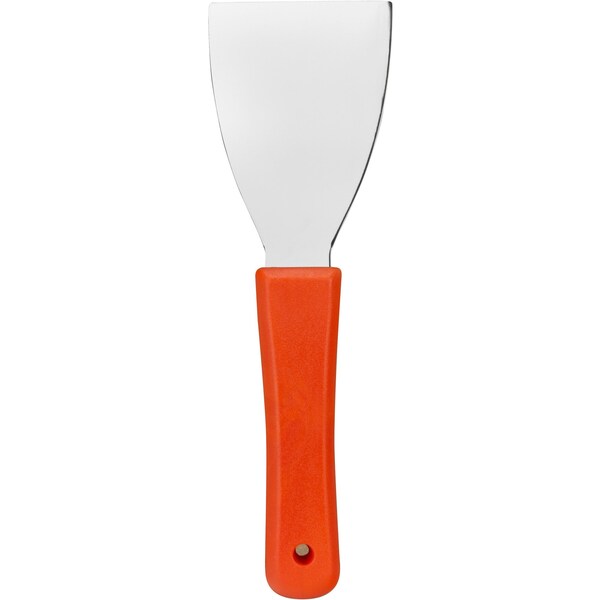 Carlisle Foodservice Steel Handheld Scraper 3", Orange 40130EC24 - main