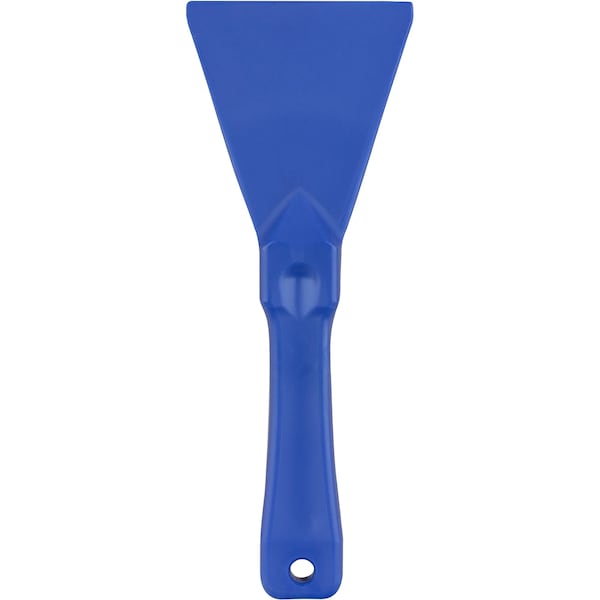 Carlisle Foodservice Plastic Handheld Scraper 3", Blue 40230EC14 - main