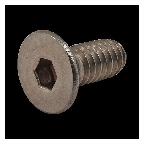 80/20 1/4"-20 Socket Head Cap Screw, Flat, Plain Stainless Steel, 1 in Length 3677 - main