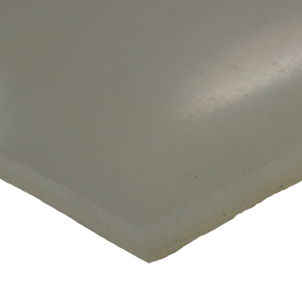 Rubber-Cal Silicone Sheet - 50A - Smooth Finish - No Backing - 0.032" T x 36" W x 36" L - Translucent White 36-005T-032 - main