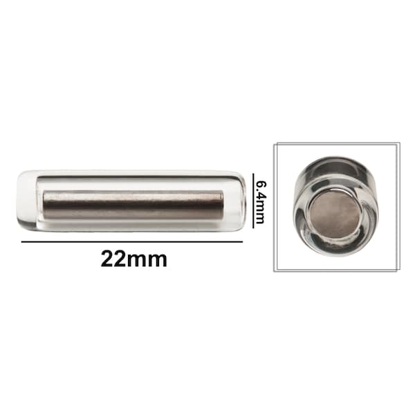 Bel-Art Bel-Art Pyrex Magnetic Stirring Bar: Glass Encapsulated, 22 x 6.4mm F37101-7814 - main