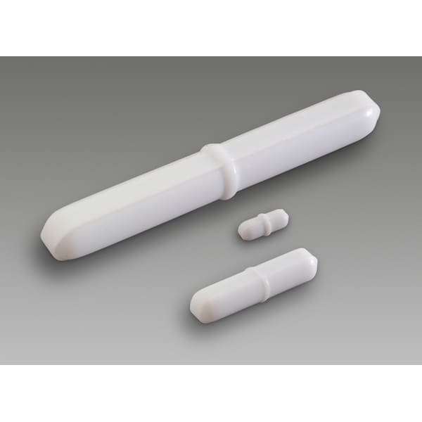 Bel-Art Bel-Art Spinbar Teflon Magnetic Stir Bar: 12 x 4.5mm, White, Pivot Ring F37122-0012 - main