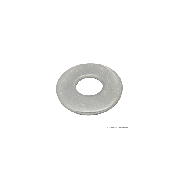 80/20 Flat Washer, For Screw Size 1/2" , Steel Zinc Plated Finish 3764 - main