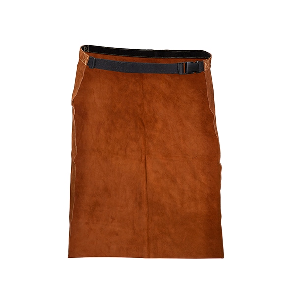 Tillman 24X24 Dk Brwn Lth Waist Aprn, Leather and Cowhide Side Split, 24" Length, Dark Brown, 24" x 24" 3824 - main