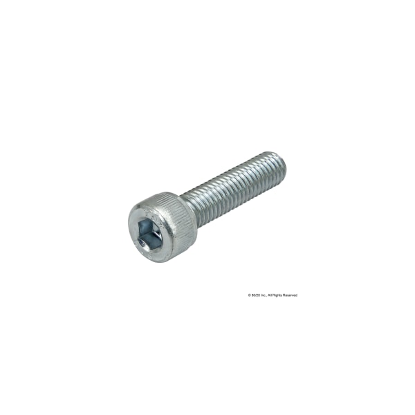 80/20 M8-1.25 Socket Head Cap Screw, Zinc Plated Steel, 32 mm Length 3839
