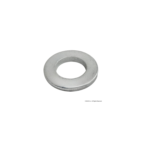 80/20 Flat Washer, For Screw Size M6 , Steel Zinc Plated Finish 3861 - main