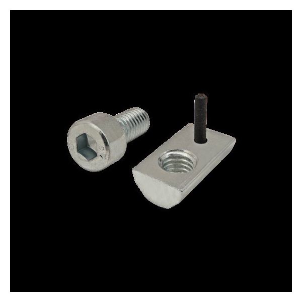 80/20 M8-1.25 Socket Head Cap Screw, Bright Zinc Plated Steel, 16 mm Length 3865 - main