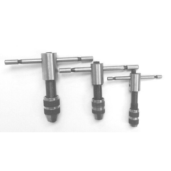 Hhip Ratchet T-Handle Tap Holder Set 3Piece 3900-0240