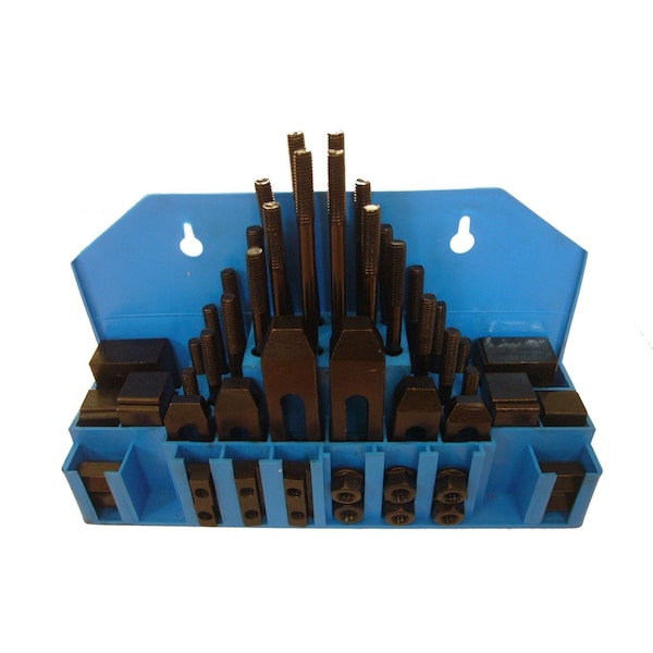 Hhip 58 Piece Clamping Kit 1/2" T-Slot With 3/8-16 Studs 3900-0002 - main