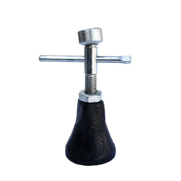 Hhip Jack Screw Standoff, 3/8"16 Thrd Sz, Heavy Cast Steel 39000070