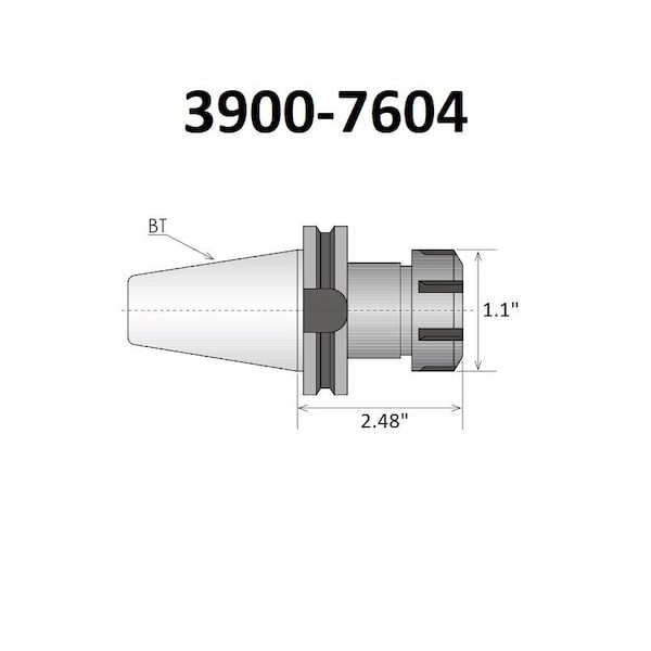 BT40 ER Collet Chucks - Machinery Canada - Techleader