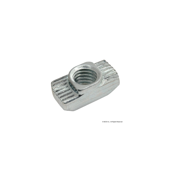 80/20 Drop In T-Nut, Steel, Zinc-Plated 3931 - main
