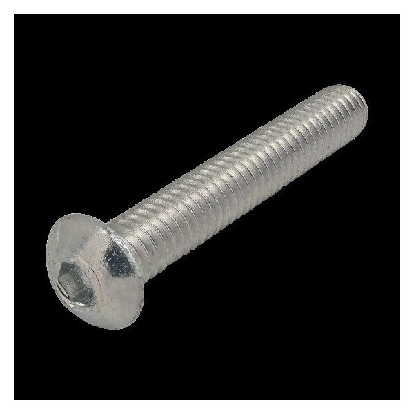80/20 5/16"-18 Socket Head Cap Screw, Button, Zinc Plated Steel, 2 in Length 3946 - main