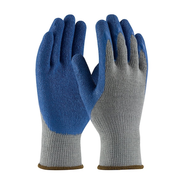 Pip Coated Gloves, Latex, Palm, 2 Abrasion Level, Blue/Gray, XS 12 PK 39-C1305/XS - main