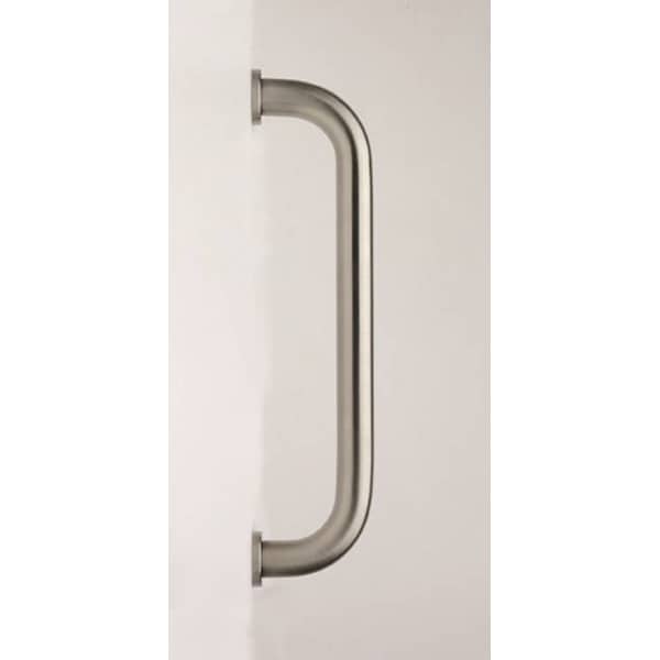 Omnia Center to Center Round Door Pull Satin Stainless Steel 8" 4010/300.32D