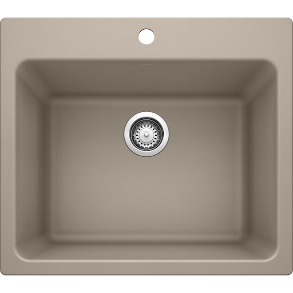 Blanco LIVEN 2Mt Granite Composite 25" x 22" Laundry Sink Truffle 401926 - main