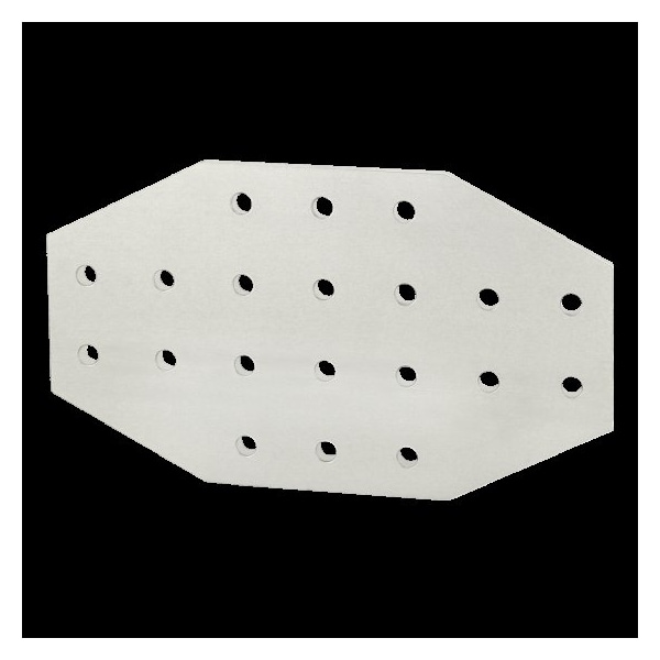 80/20 CrossJoiningPlate, Alum, Slvr, 4in, 13/64in 4023 - main